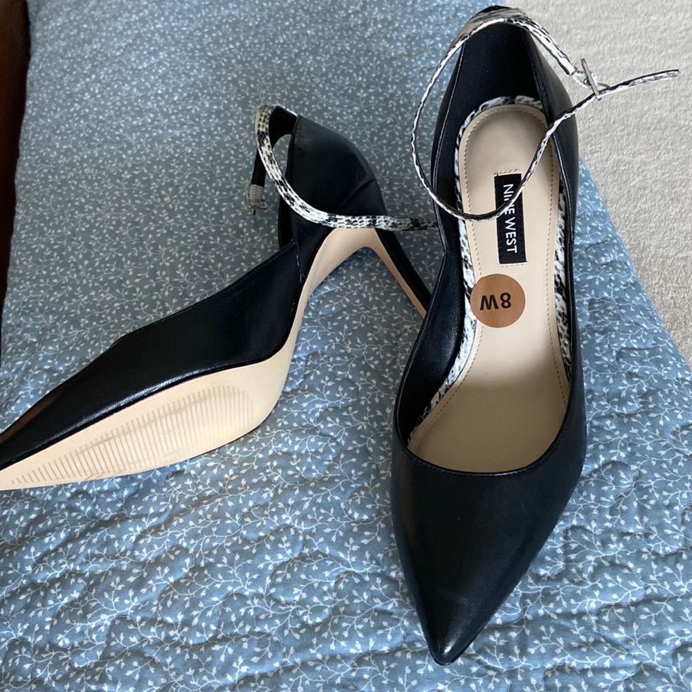 Black Heels with strap